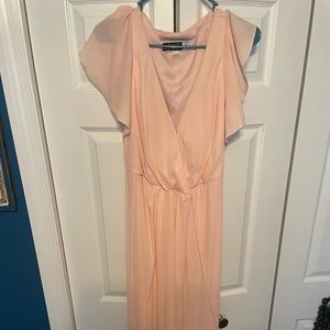 David’s Bridal bridesmaid dress in Petal